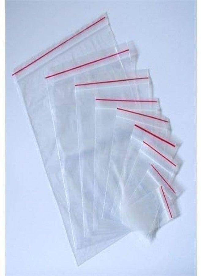 PLATINUM Ziplock Covers Pouch Bags 2.5 x 3.5 Inches of 100 Pack | Reusable Ziplock Bags Airtight Seal for Travel Freezer Refrigerator Packing Cloths Accessories (Plastic, White) - Image 2